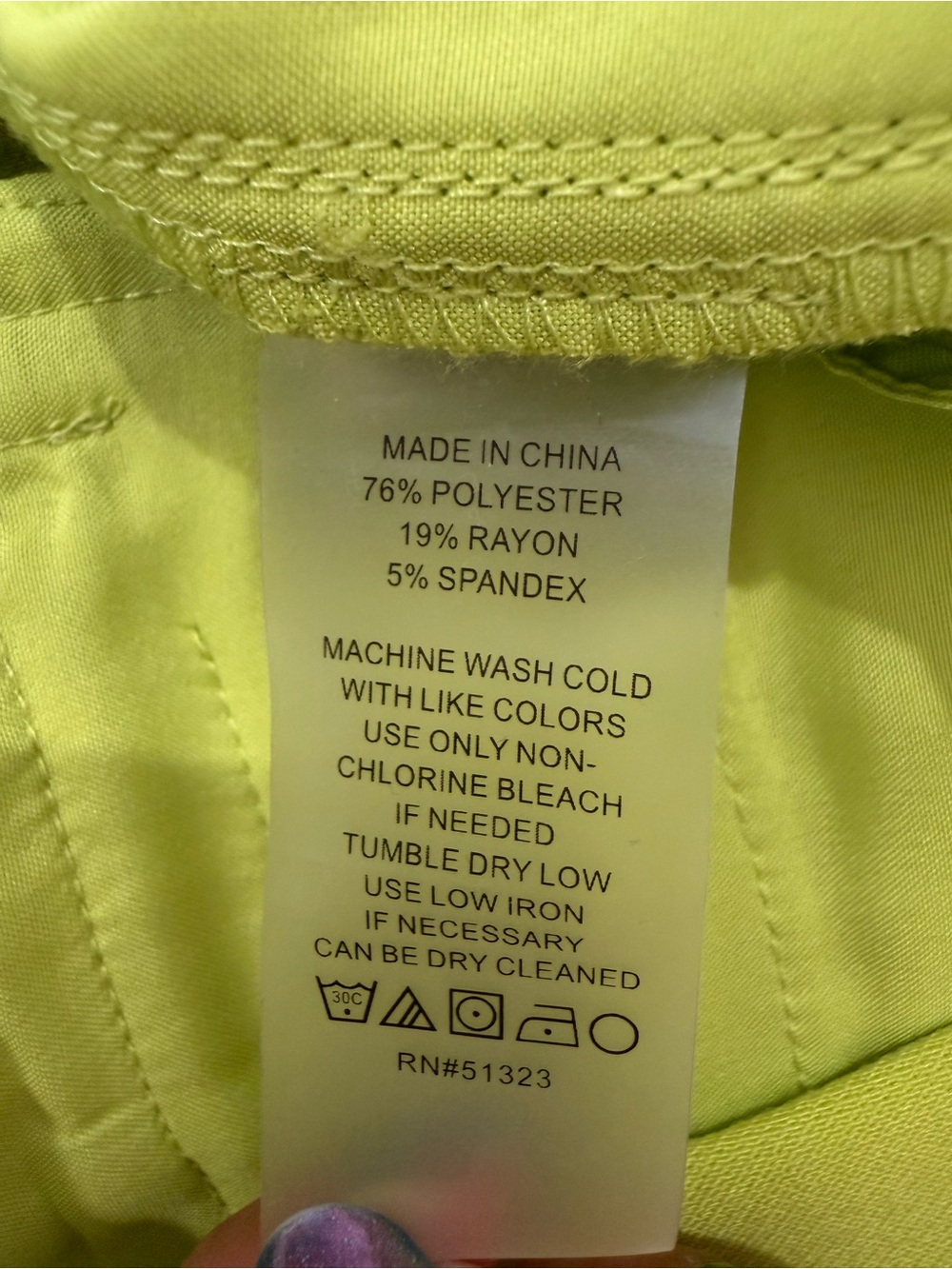 Vince Camuto Pants in Lime Green Neon Chartreuse Brat - Picture 6 of 7